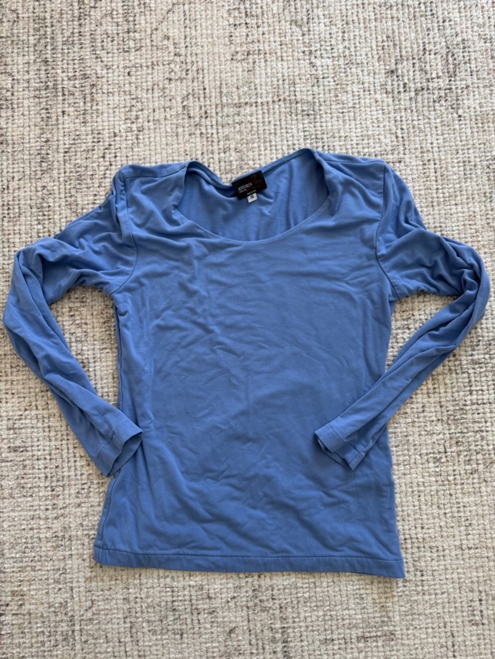 Andria Lieu Scoop Neck Long Sleeve Tee